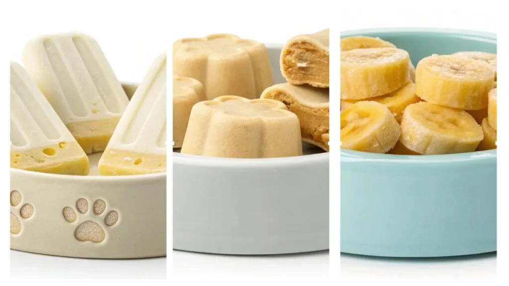 4 Frozen Banana Dog Treats for Summer