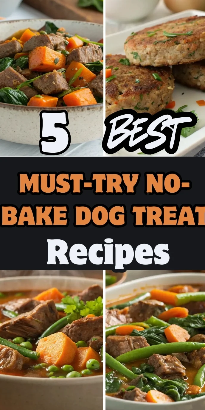 Easy no-bake dog treat recipes
