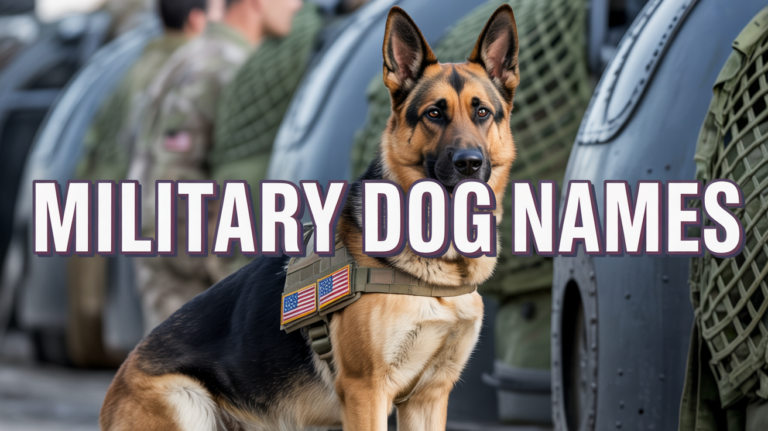 military dog name