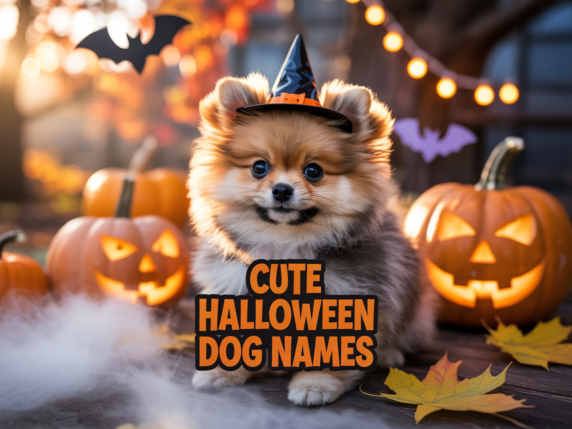 CUTE HALLOWEEN DOG NAMES