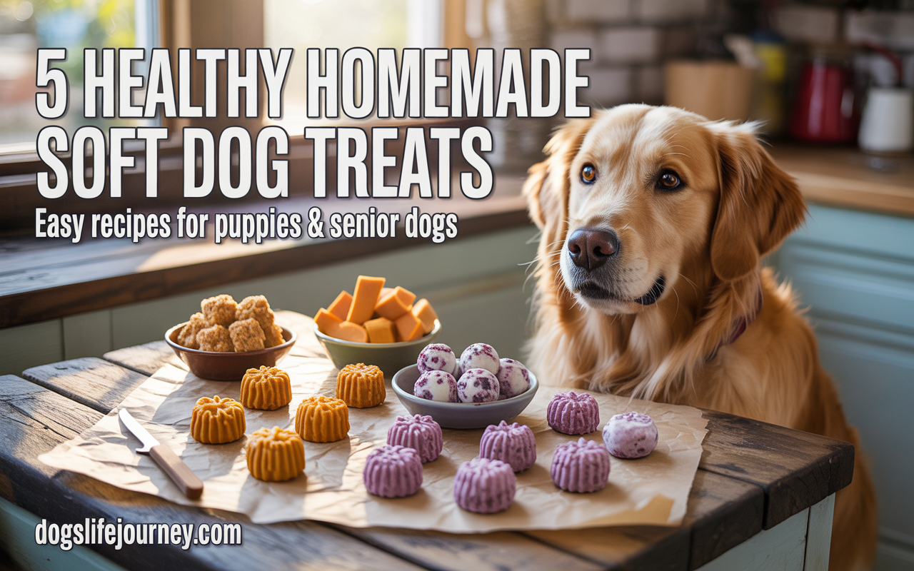 5 Healthy Homemade Soft Dog Treats