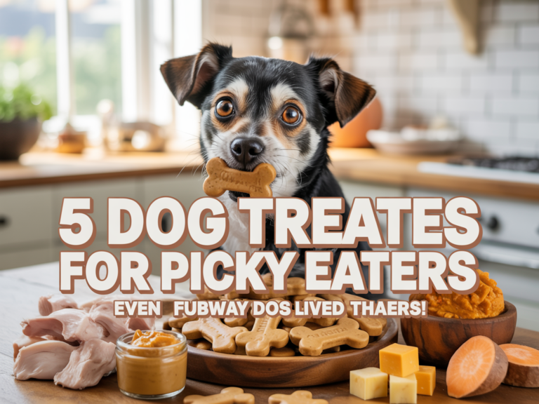5 DOG TREATS FOR PICKY EATERS