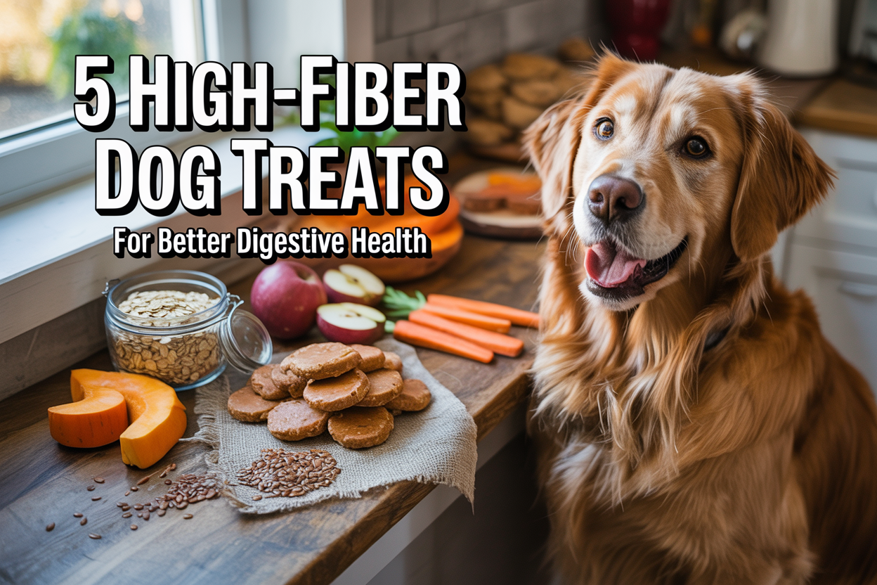 5 High-Fiber Dog Treats for Better Digestive Health