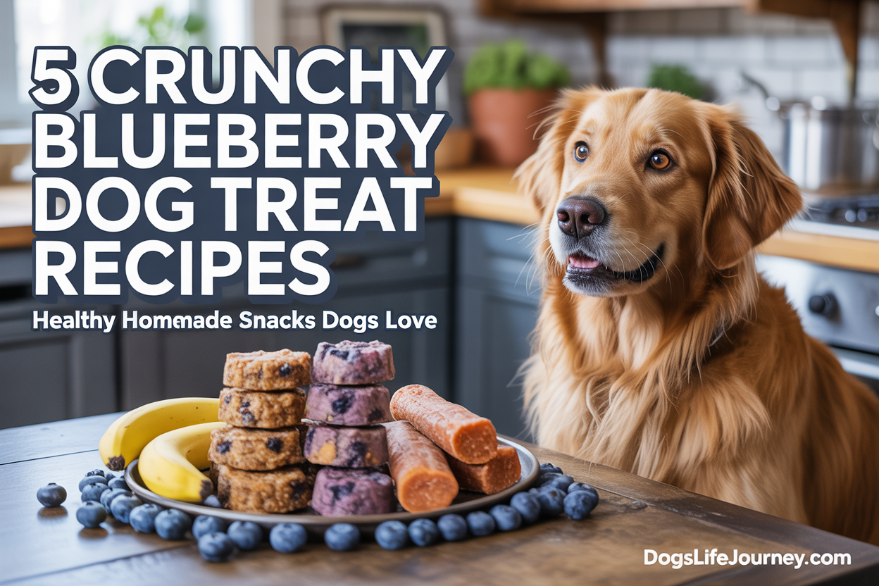 Crunchy Blueberry Dogs Treats Recipes