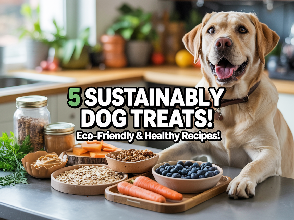 5 Sustainable Dog Treats with Eco-Friendly Ingredients