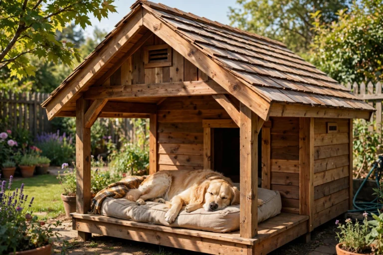 Dog House Ideas With Porch Roof
