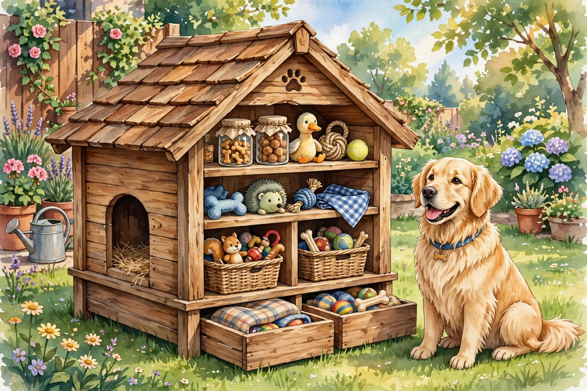 Dog House Ideas With Storage