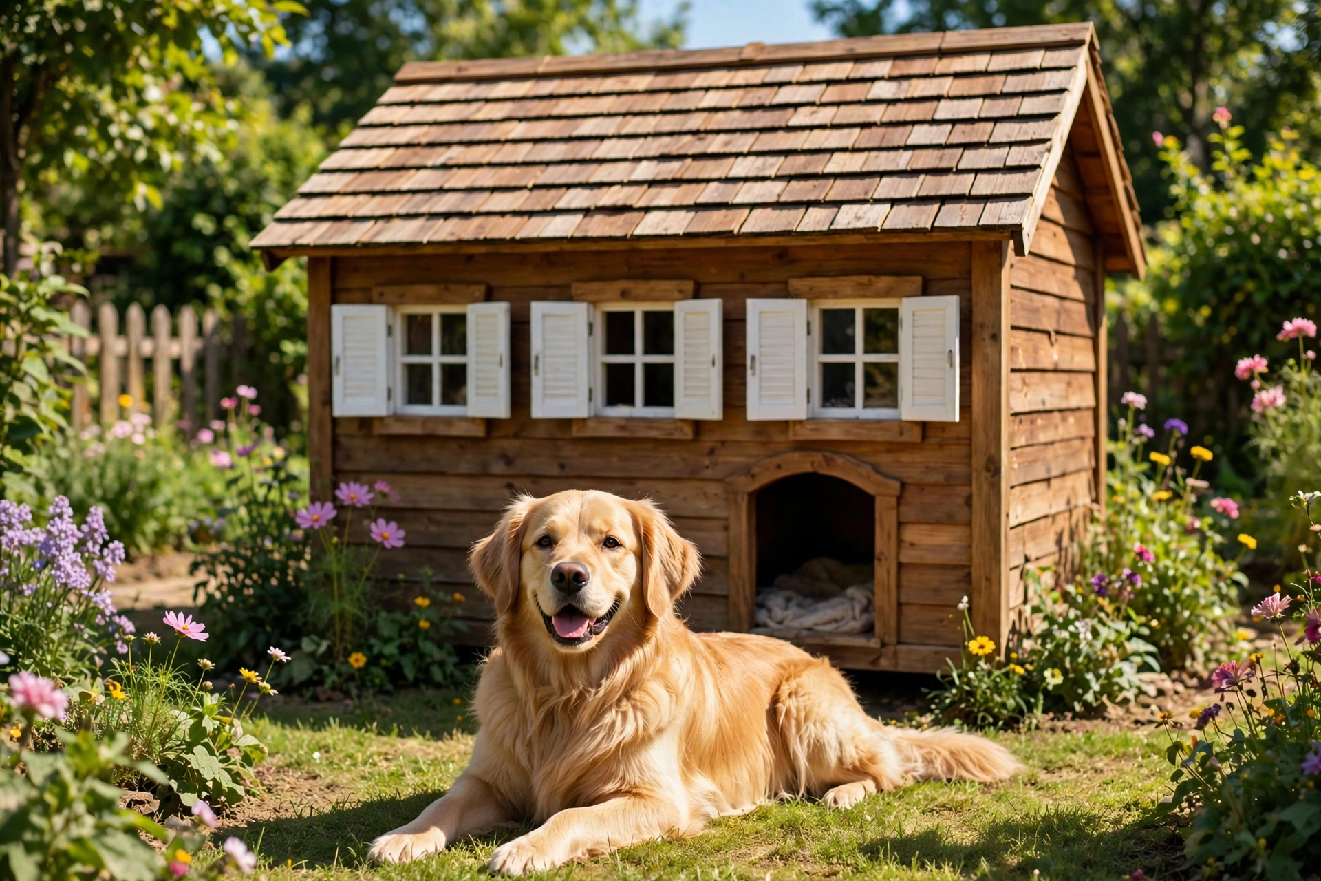 Dog House Ideas With Windows